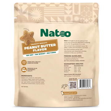 Natoo Crunchy Biscuits Peanut Butter Flavor