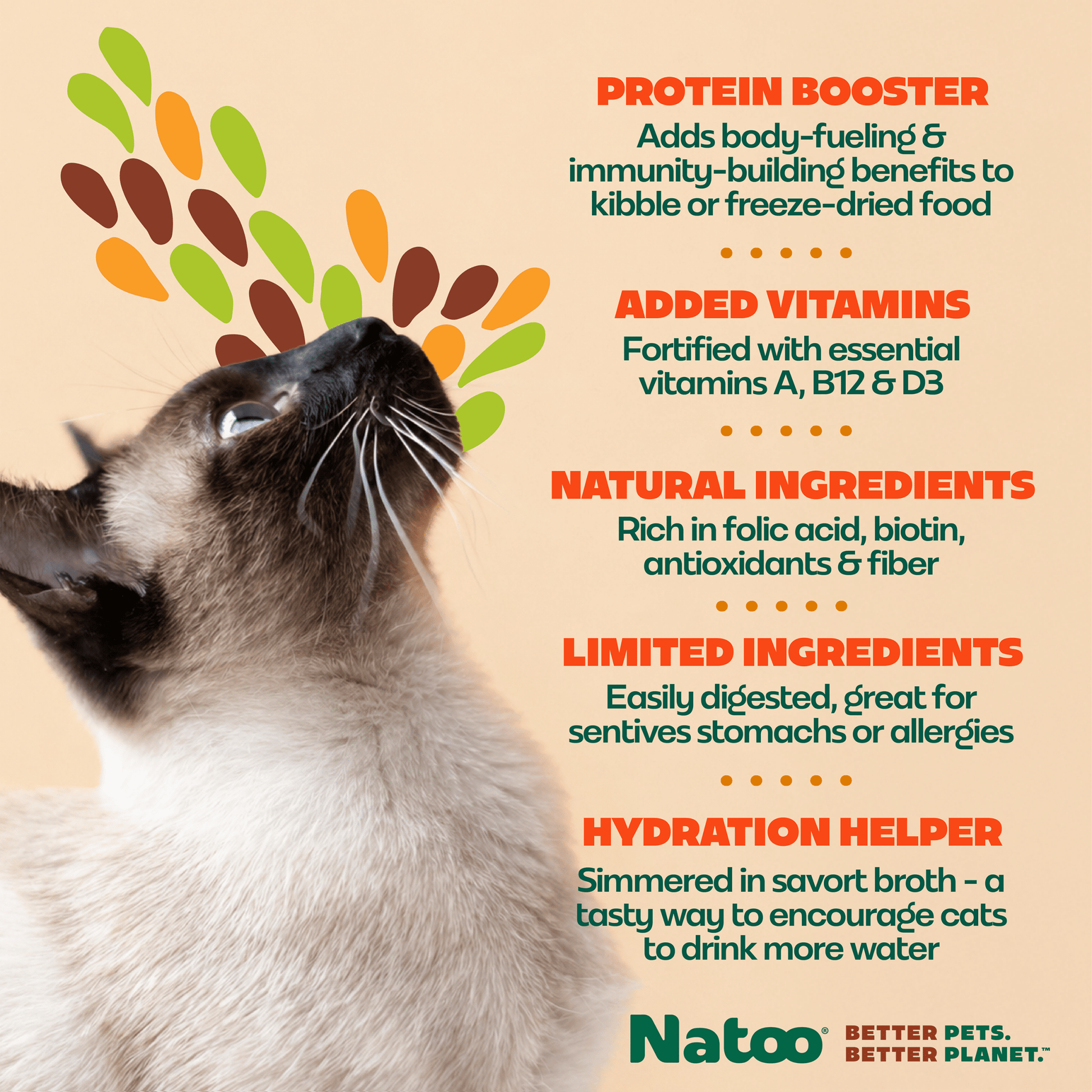 Natoo Chicken with Sweet potato and Broccoli in broth (20 pack) - Natoo Pet Foods