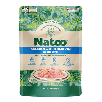 Natoo Salmon with Pumpkin in Broth (20 pack) - Natoo Pet Foods